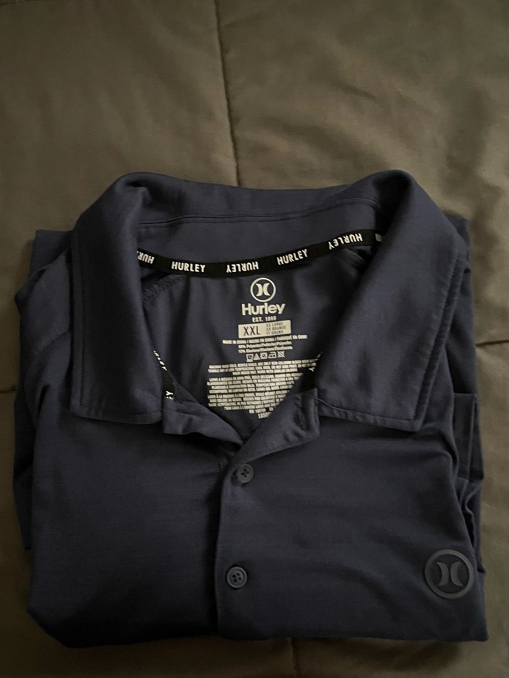Hurley Navy Blue Polo Shirt